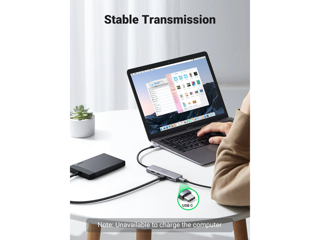 uGreen 70336 USB Type-C to 4 Port USB 3.0 Hub CM219-70336 uGreen 70336 USB Type-C to 4 Port USB 3.0 Hub CM219-70336